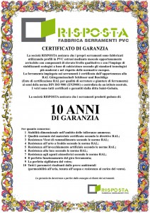 Infissi pvc